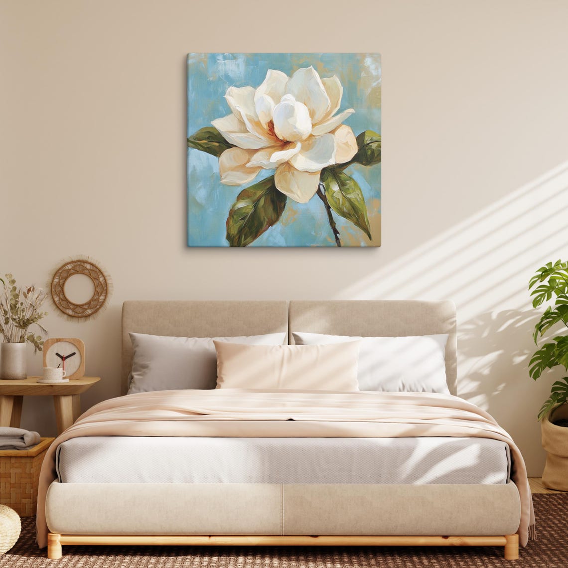Gardenia Flower Print Flower Painting Print Wall Art Gardenia Art Gardenia Lover Gifts White Flower Wall Art - Image 3