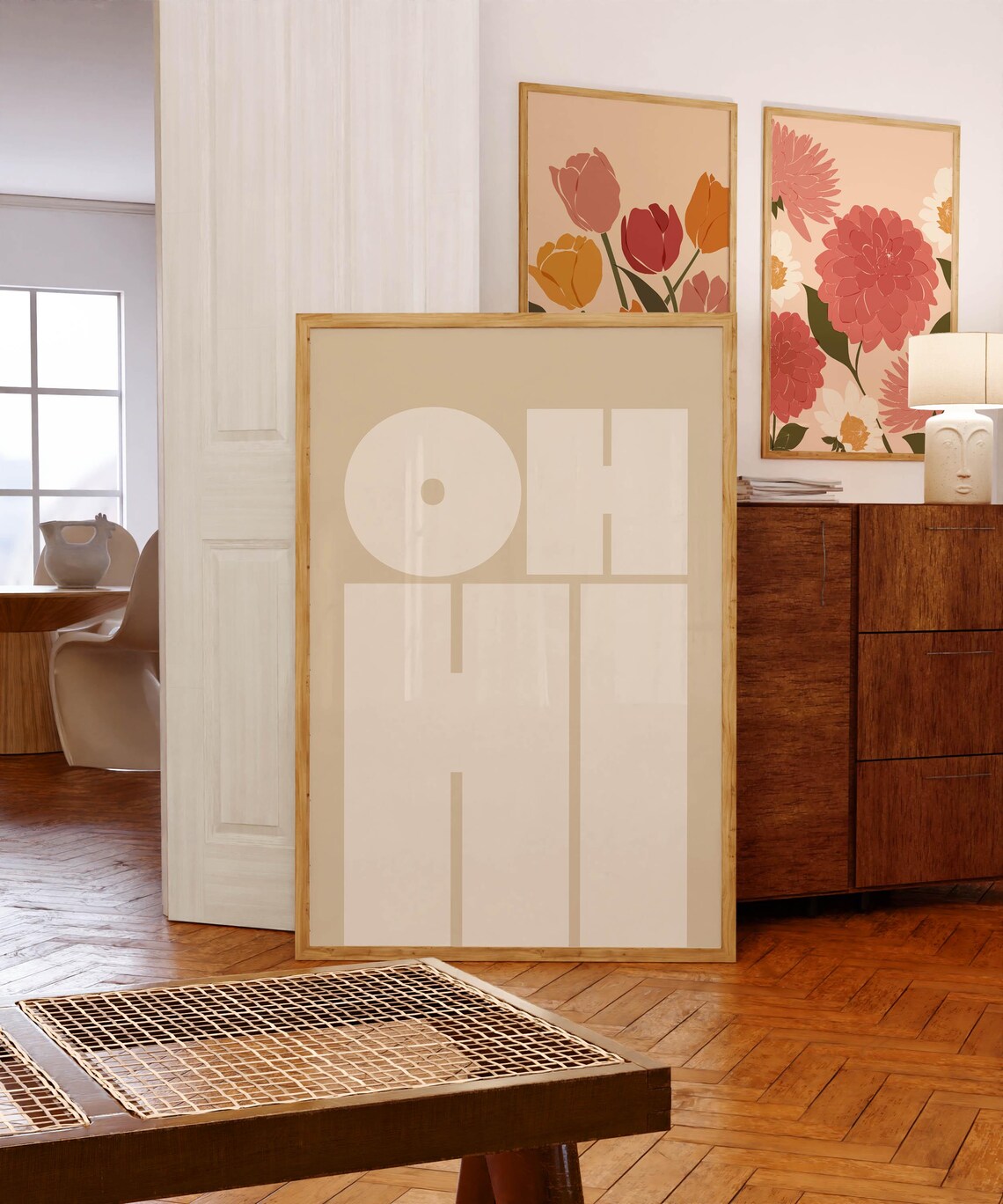 Oh Hi Trendy Wall Art Poster - Image 2