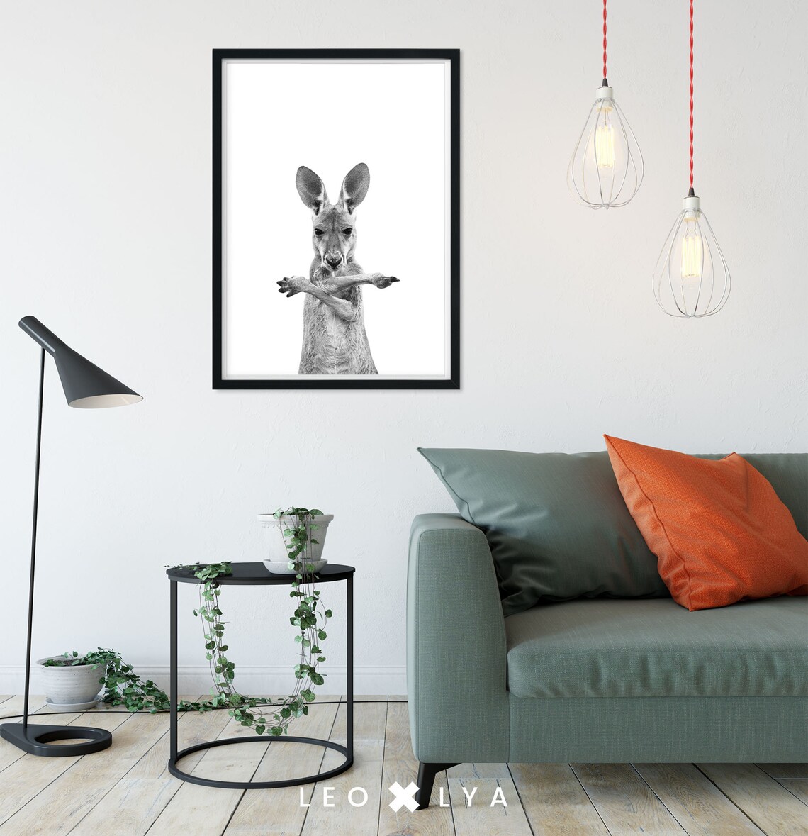 Kangaroo Photo Art Print, Australian Animal Decor - Image 6