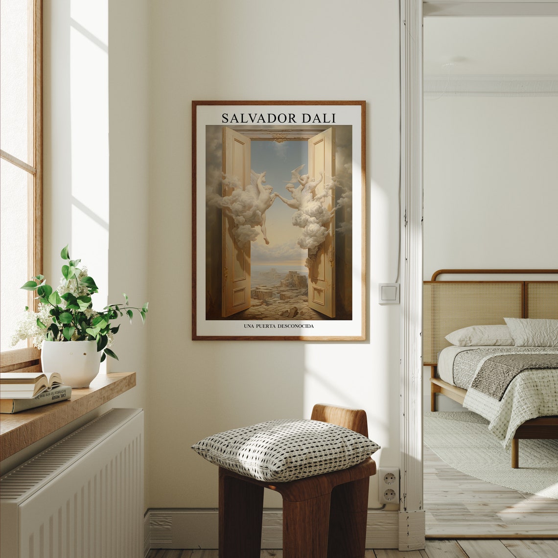 Salvador Dali Una Puerta Desconocida Open Door Cherub Poster - Image 2