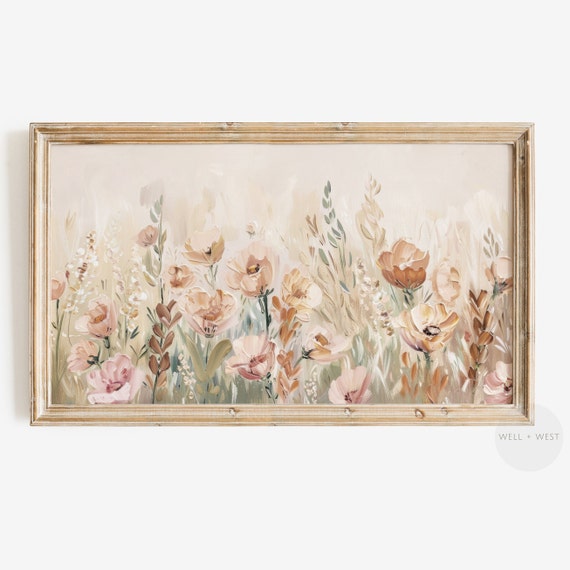Wildflower Easter Spring Floral Art Print