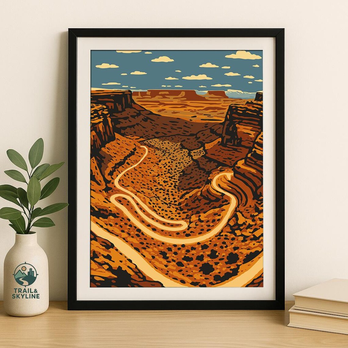 Canyonlands National Park Vintage Travel Poster Print