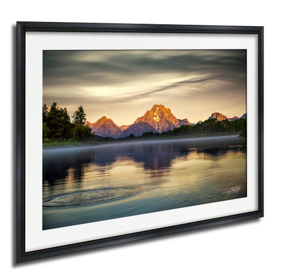 Oxbow Bend Photography Print Grand Teton Sunrise Reflection