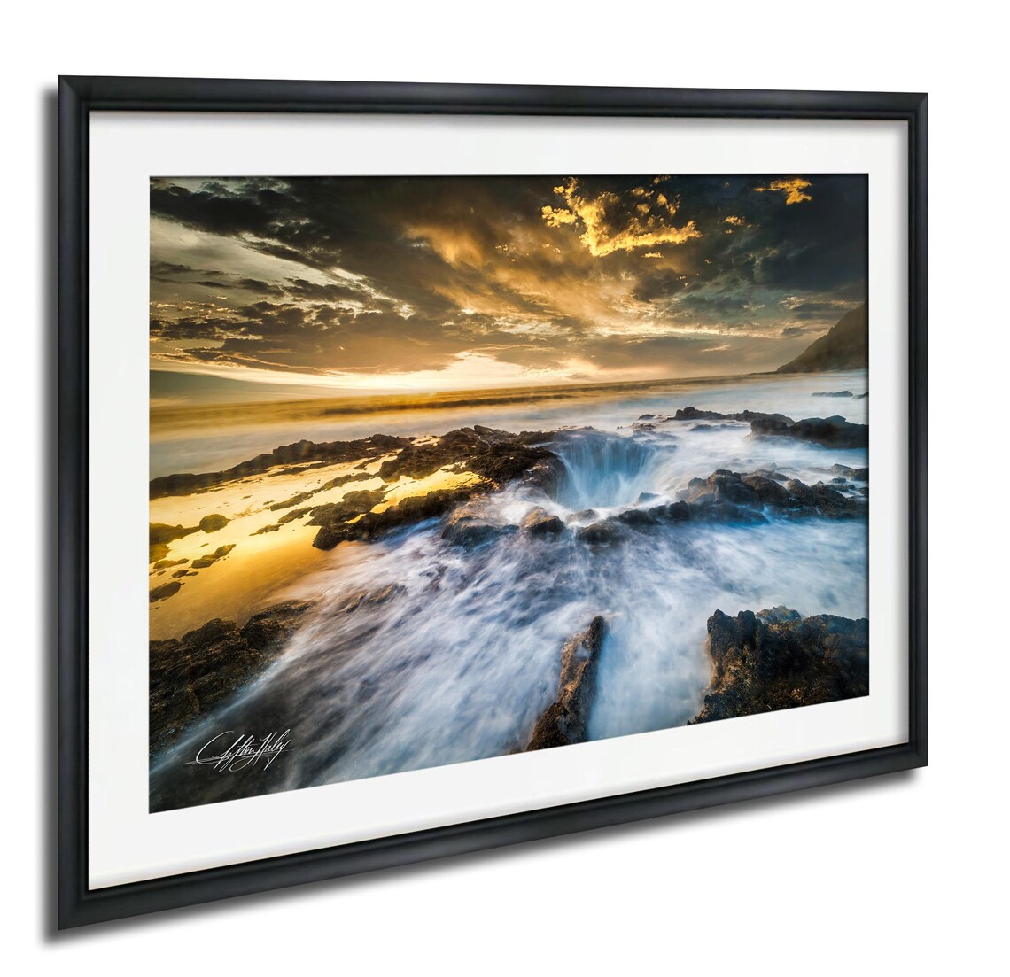 Thors Well Oregon Coast Sunrise Art Print