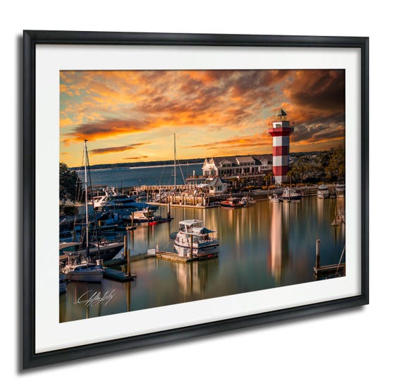 Harbor Town Lighthouse Wall Art Hilton Sc Coastal Canvas