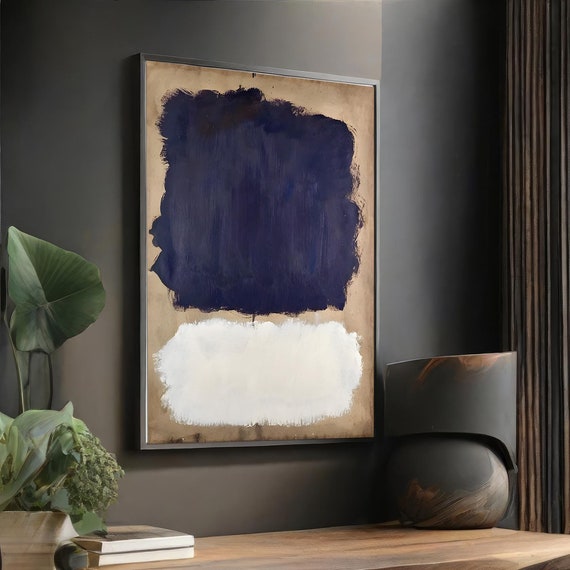 Mark Rothko Colorful Abstract Art Minimalist Painting Modern Wall Decor Contemporary Home Art Unique Gift Homeart