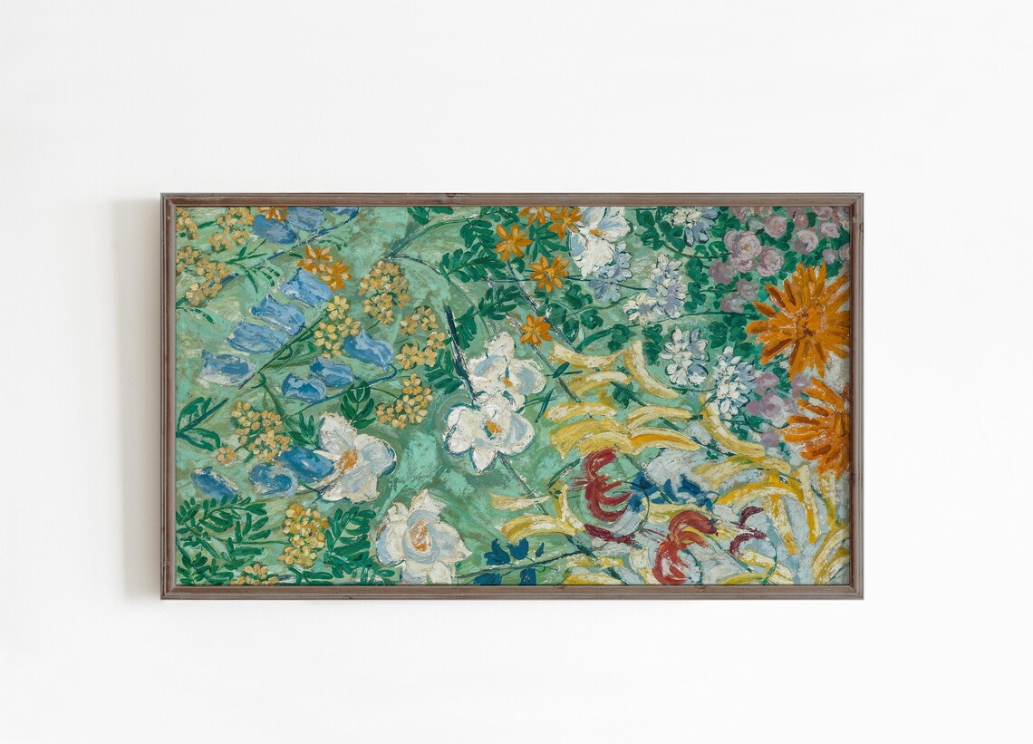 Wildflowers Botanical Spring Garden Vintage Art Print - Image 2