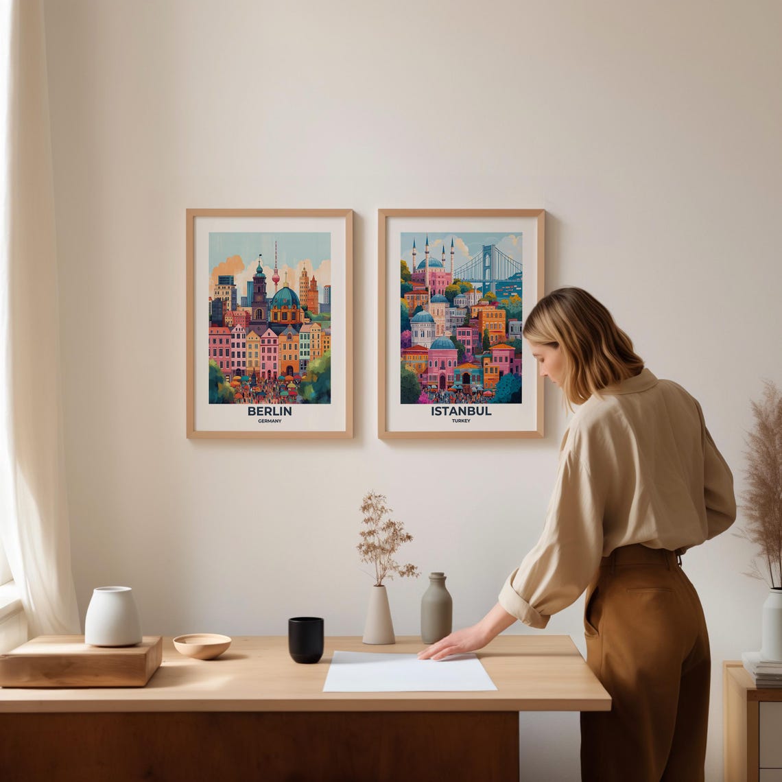 Istanbul Travel Poster Istanbul Poster Istanbul Travel Print Istanbul City Print Travel Print Travel Poster Istanbul Wall Decor 006 - Image 2