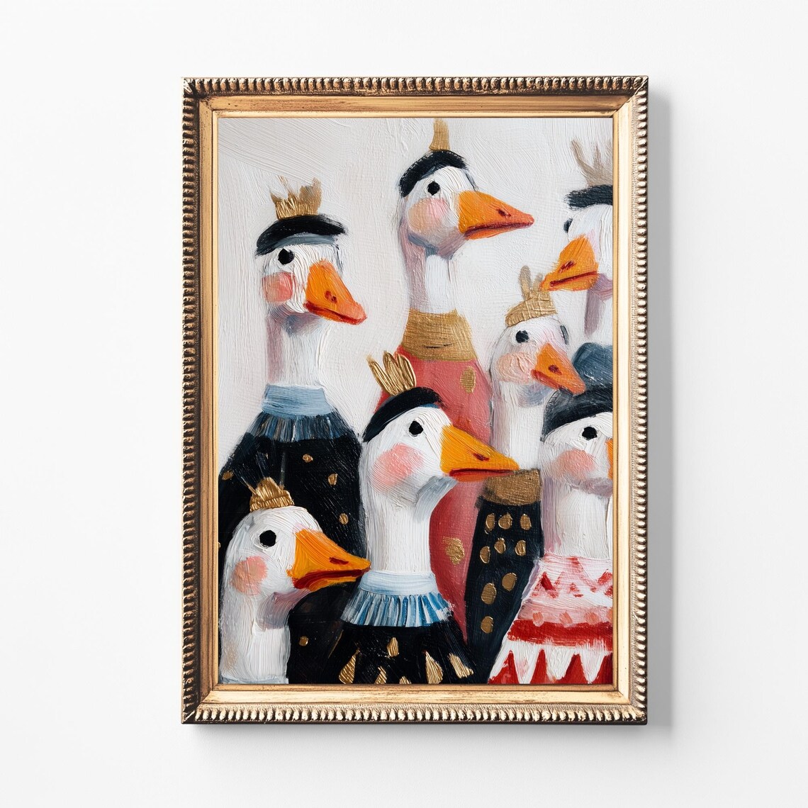 Silly Goose Squad Fall Poster Print, Nursery Decor