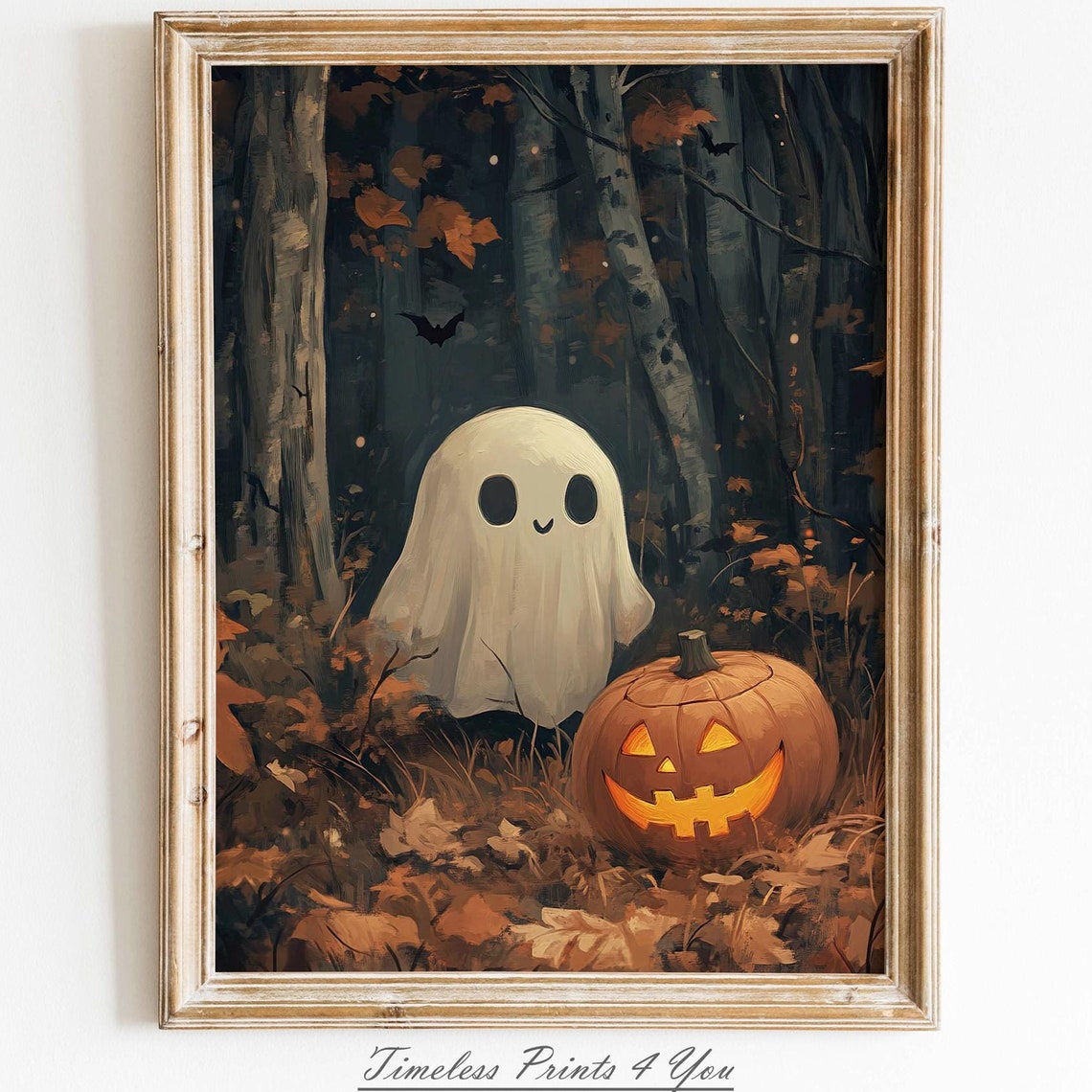 Cute Wall Art Print Funny Prints Vintage Halloween