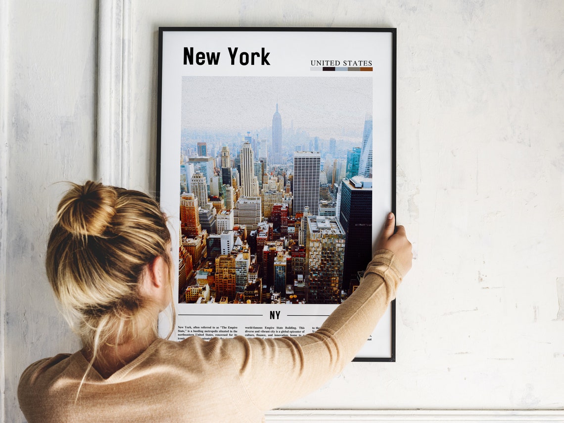 New York Poster New York Print New York Wall Art Ny Photo Ny Poster Ny Print New York Photo Travel Poster - Image 2