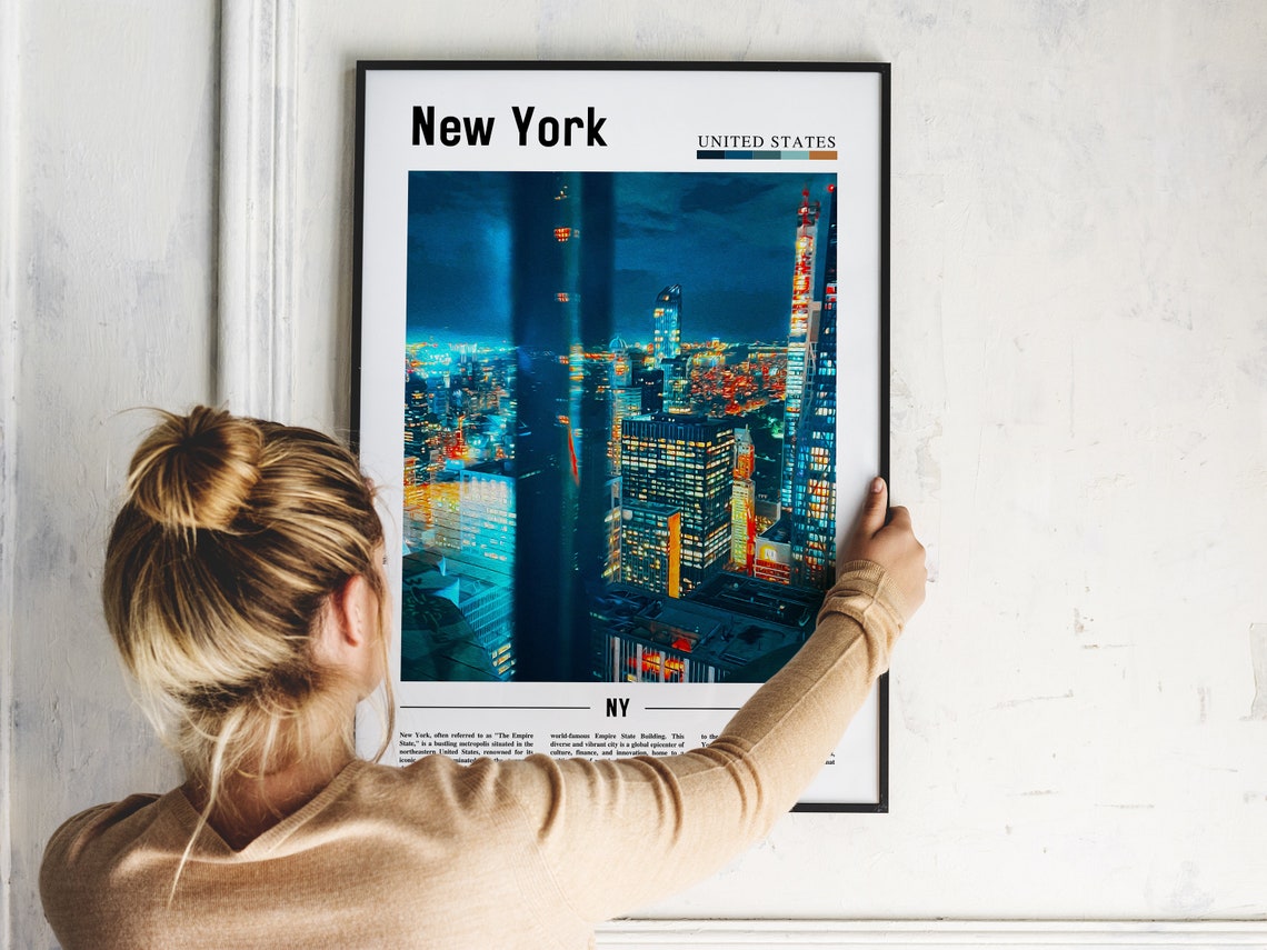 New York Poster New York Print New York Wall Art Ny Photo Ny Poster Ny Print New York Photo Travel Poster - Image 2