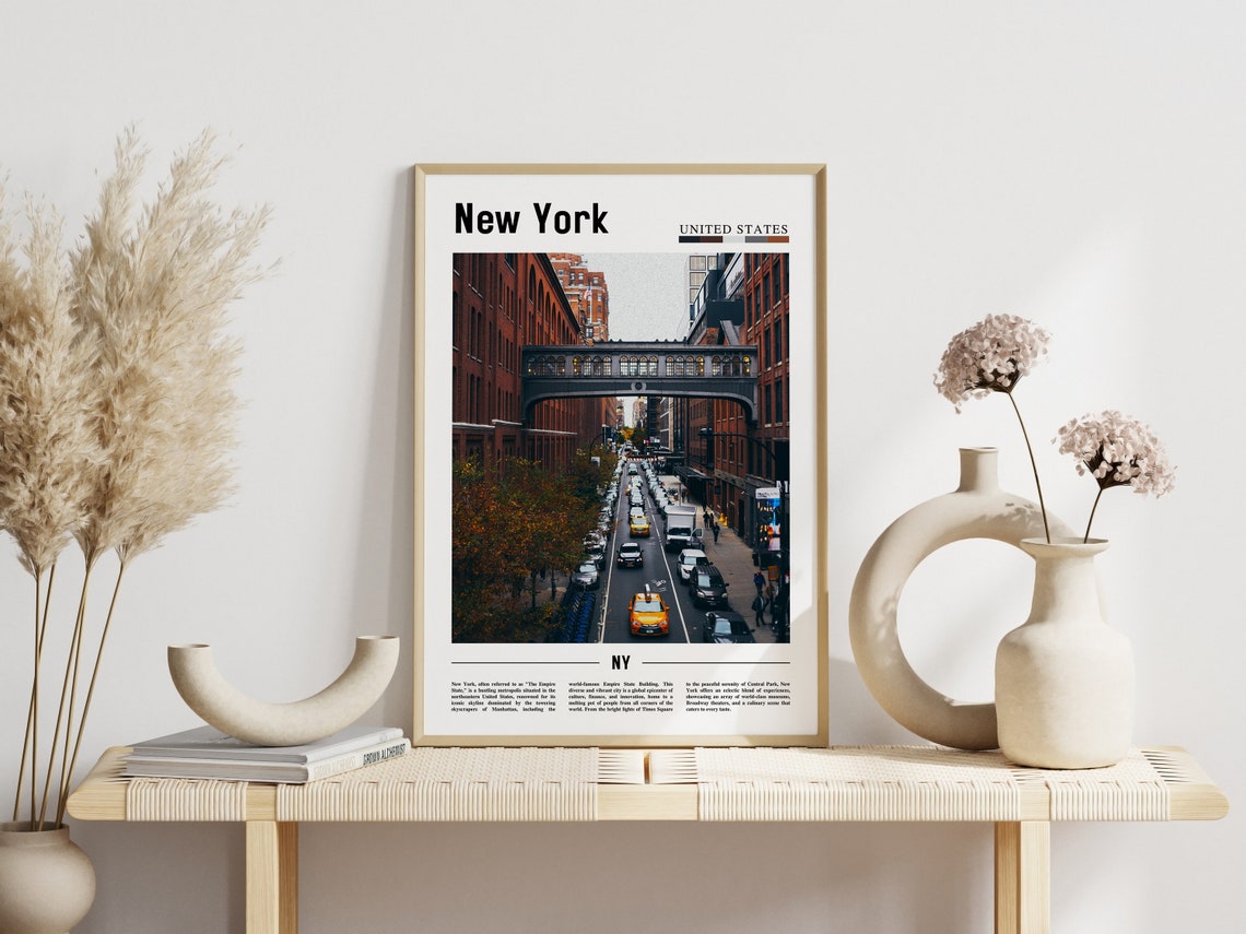 New York Poster New York Print New York Wall Art Ny Photo Ny Poster Ny Print New York Photo Travel Poster - Image 3