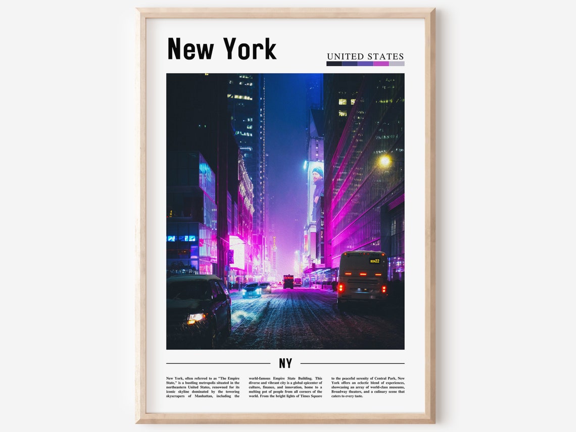 New York Poster New York Print New York Wall Art Ny Photo Ny Poster Ny Print New York Photo Travel Poster