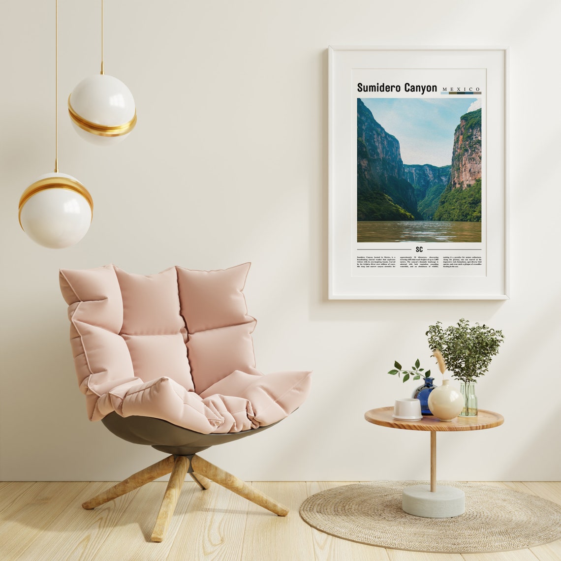 Sumidero Canyon Mexico Towering Cliffs River Nature Landscape Poster - Image 3