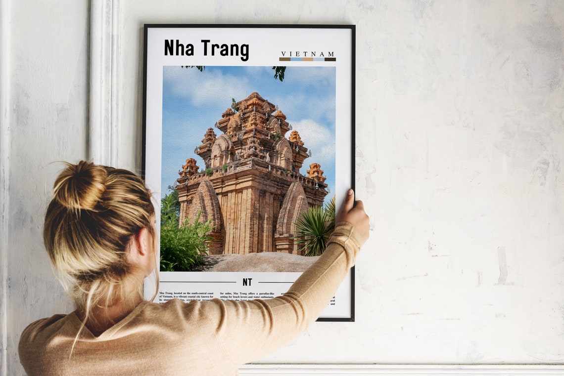 Nha Trang Poster Nha Trang Print Nha Trang Wall Art Asia Print Asia Poster Asia Photo Minimal Travel Poster - Image 2