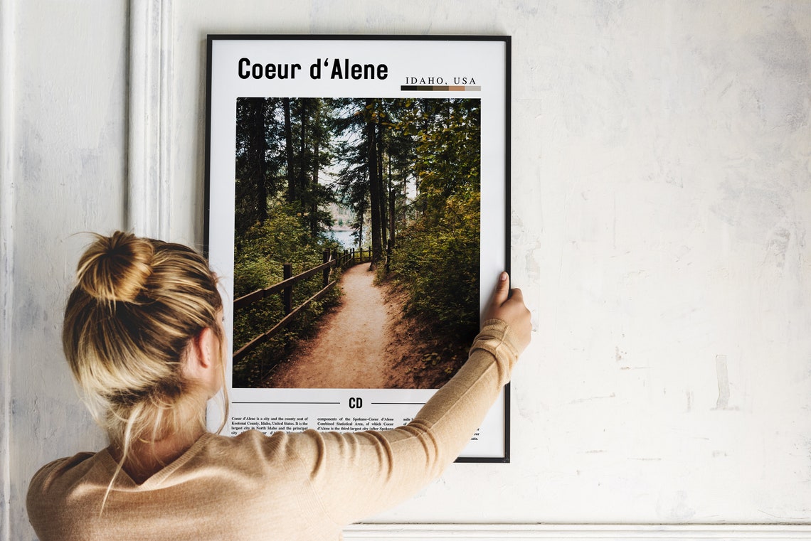 Coeur Dalene Poster Coeur Dalene Print Coeur Dalene Wall Art United States Photo United States Poster United States Print - Image 2