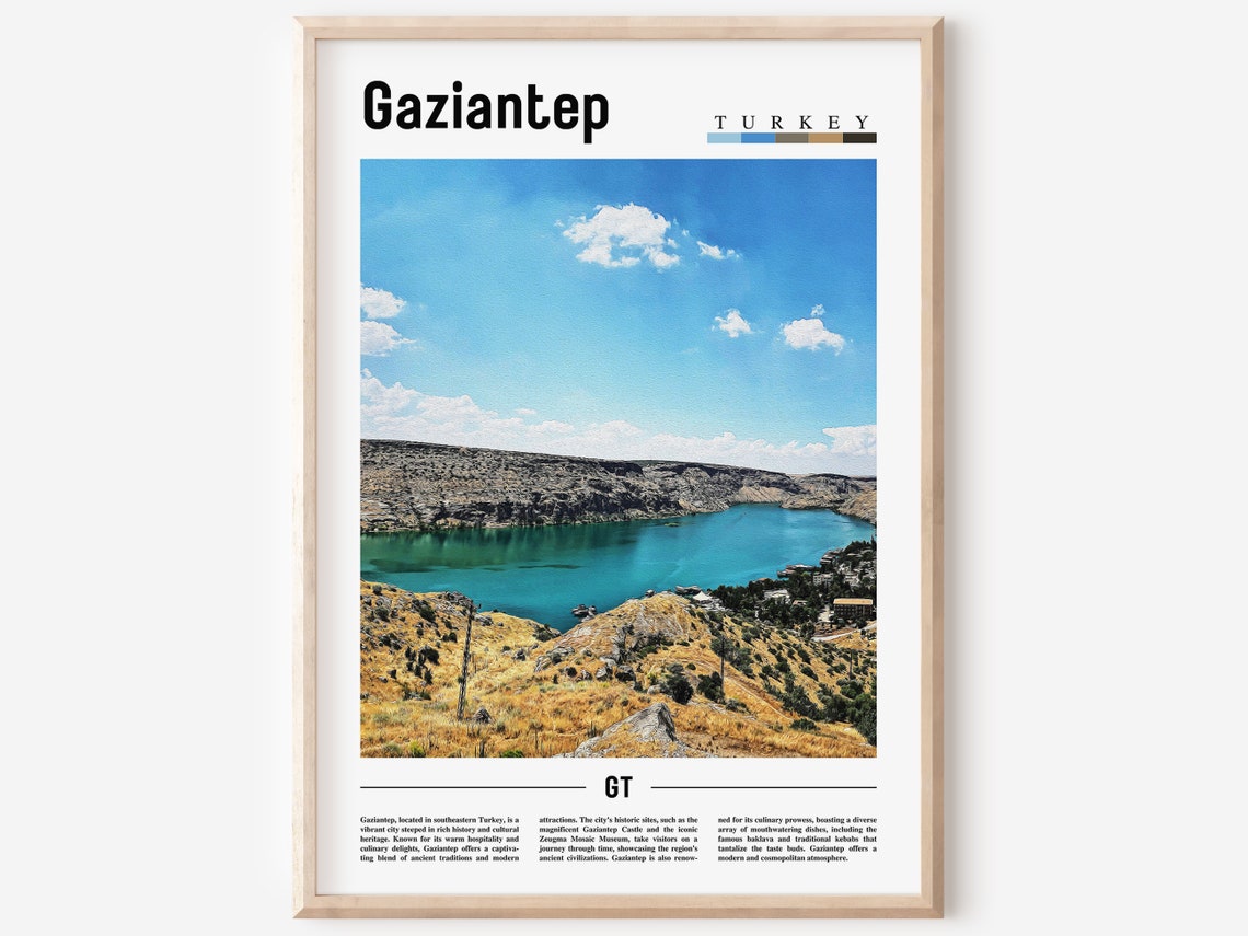 Gaziantep Poster Gaziantep Print Gaziantep Wall Art Europe Photo Europe Poster Europe Print Travel Poster