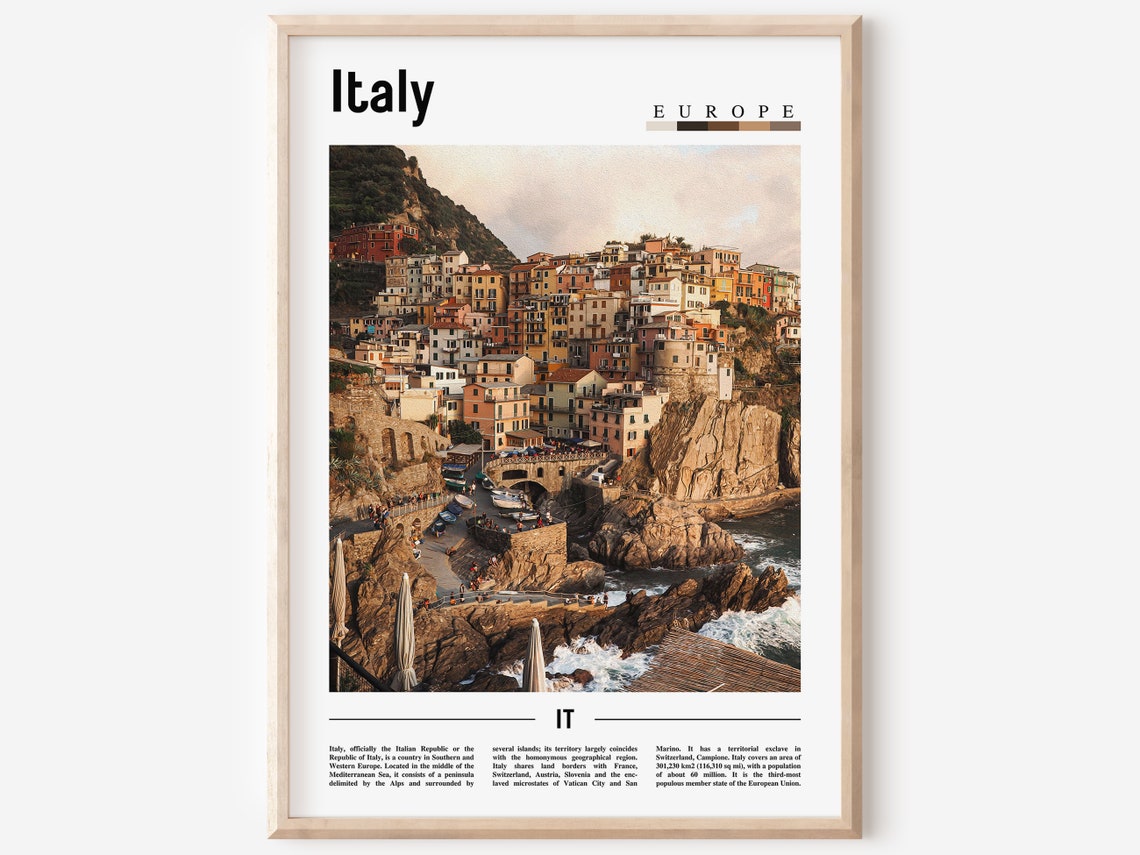 Italy Poster Italy Print Italy Wall Art Italy Photo Italy Poster Italy Print Italy Wall Art Minimal Travel Poster