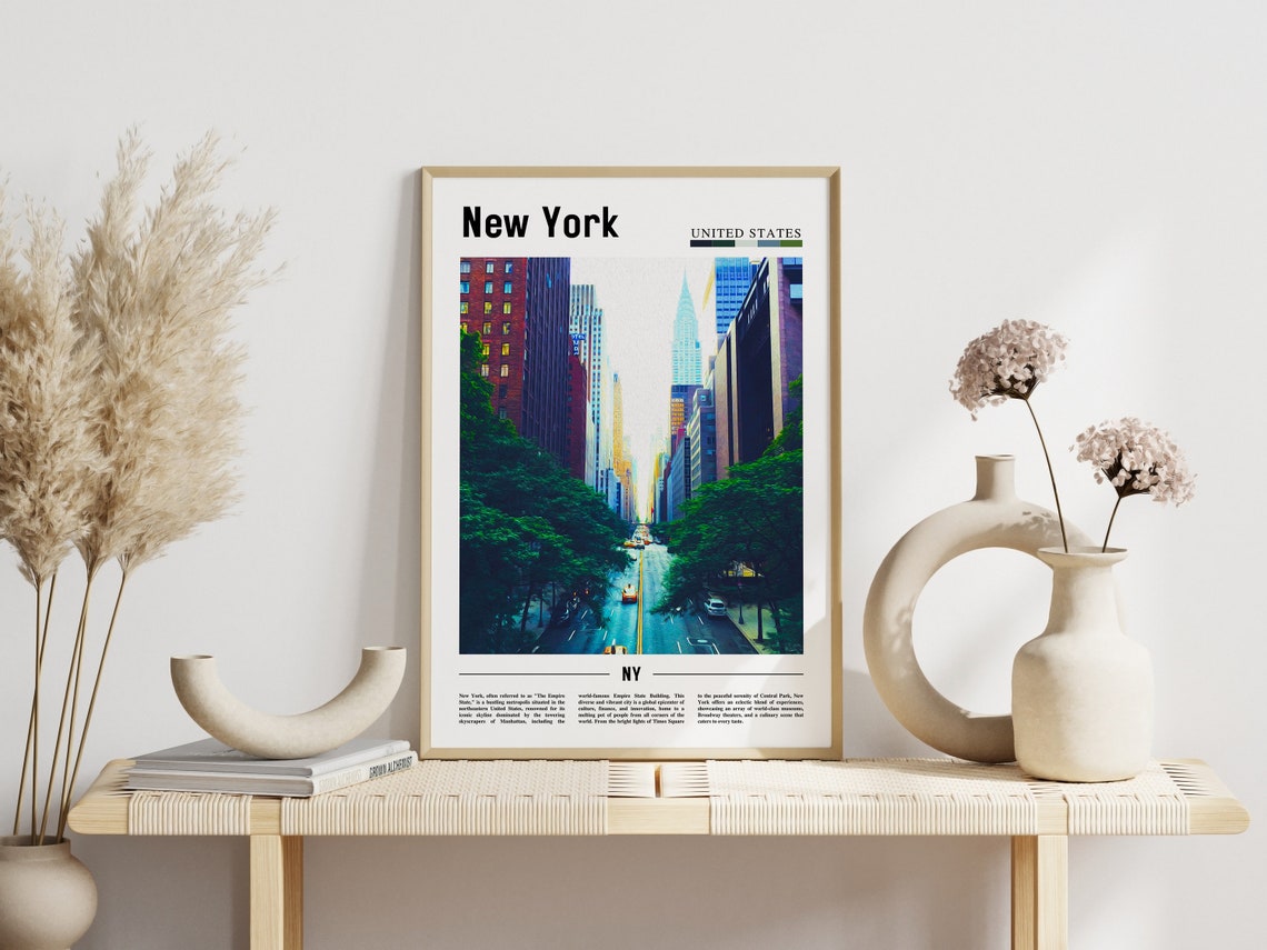 New York Poster New York Print New York Wall Art Ny Photo Ny Poster Ny Print New York Photo Travel Poster - Image 3
