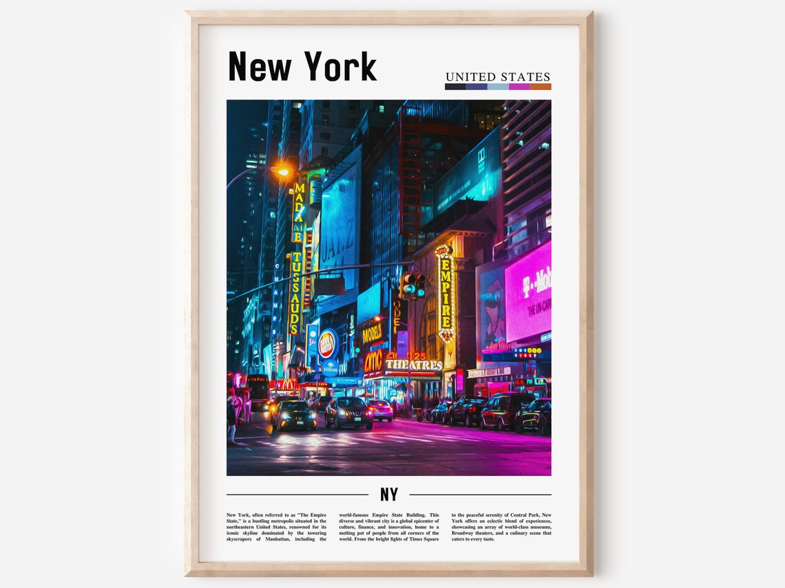 New York Poster New York Print New York Wall Art Ny Photo Ny Poster Ny Print New York Photo Travel Poster