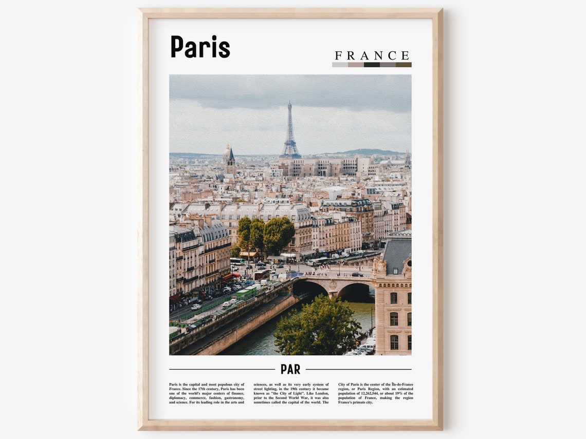 Paris Poster Paris Print Paris Wall Art France Photo France Poster France Print France Wall Art Minimal Travel Poster