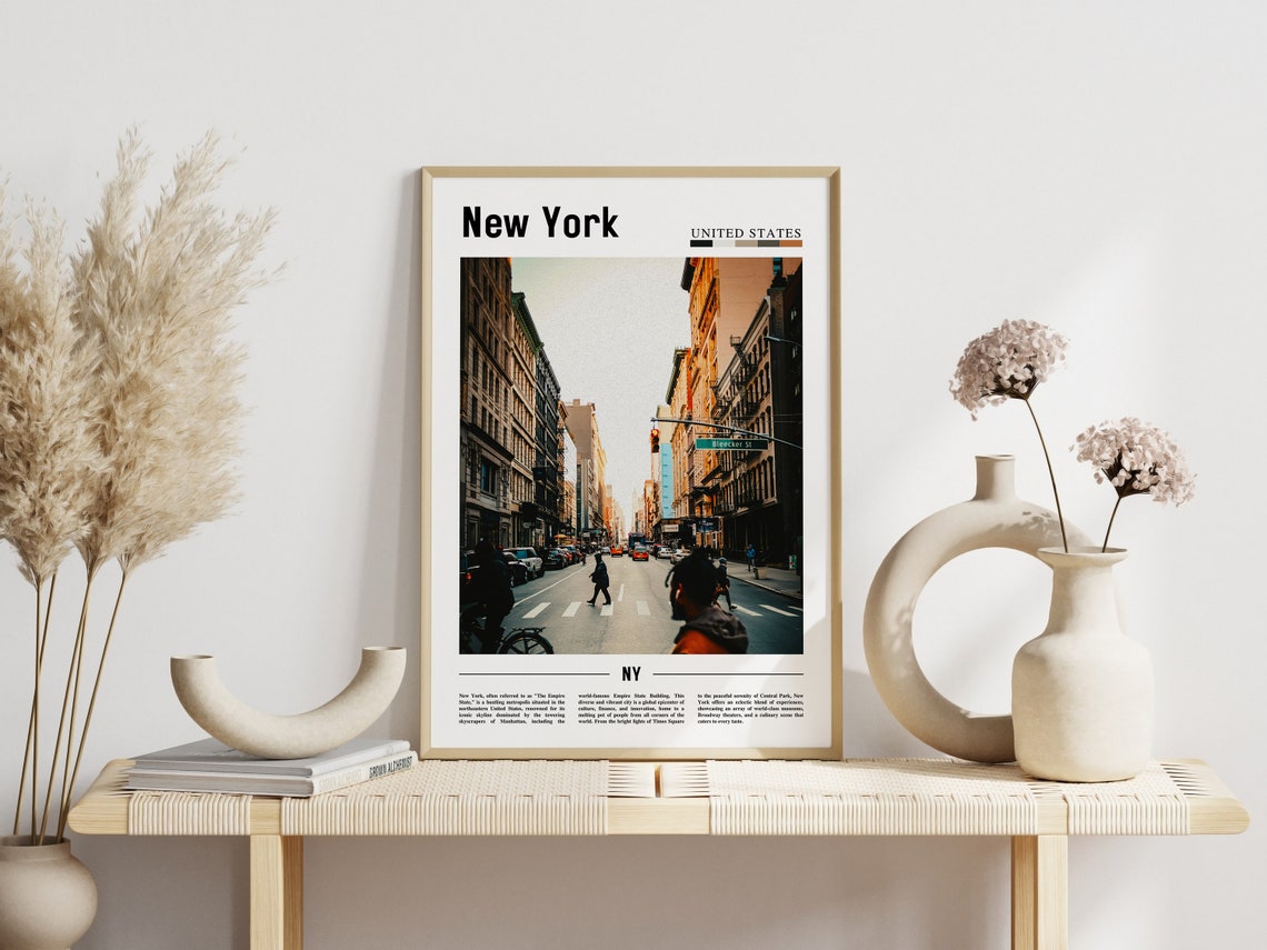 New York Poster New York Print New York Wall Art Ny Photo Ny Poster Ny Print New York Photo Travel Poster - Image 3