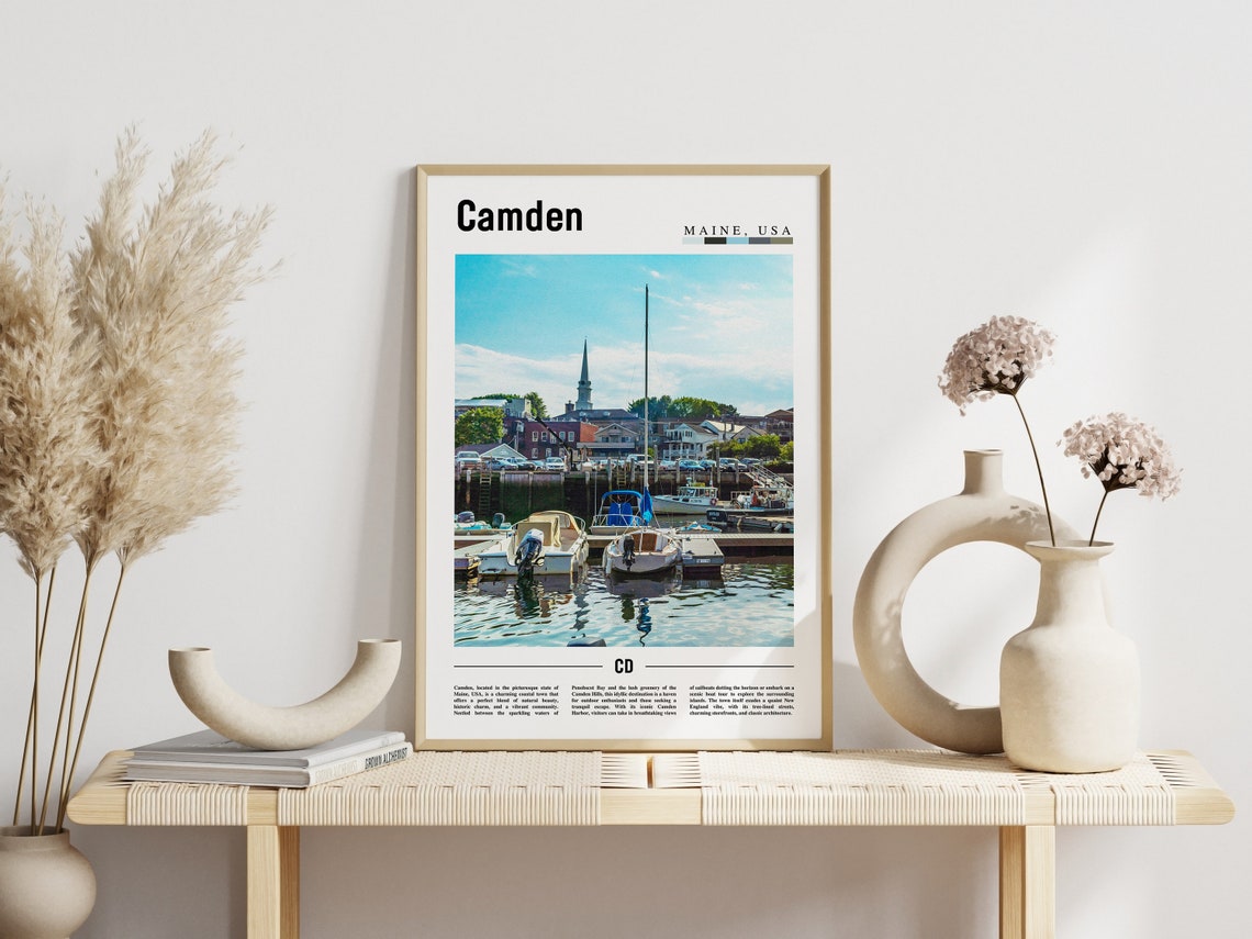 Camden Poster Camden Print Camden Wall Art United States Photo United States Poster United States Print Travel Poster - Image 3