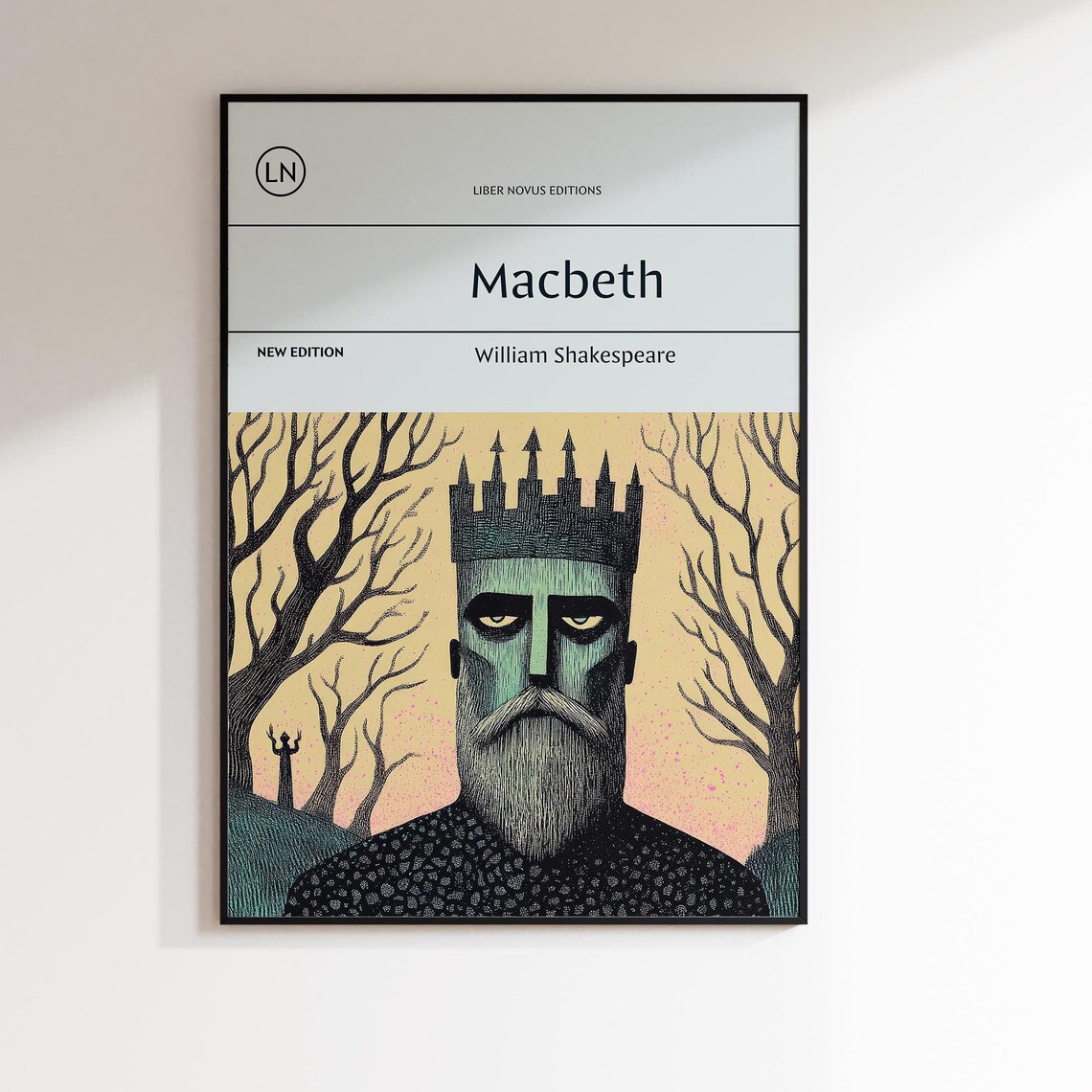 Macbeth Shakespeare Literary Theater Art Poster