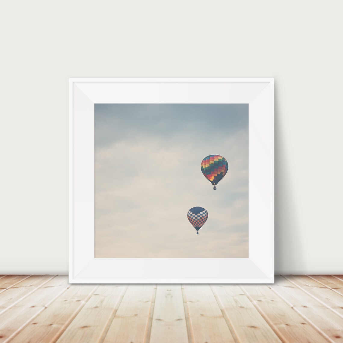 Hot Air Balloon Print Midwest Flight Photography Nursery Decor