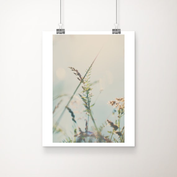 Vertical Nature Photography Botanical Print English Garden Wild Flowers Photograph Wanderlust Art