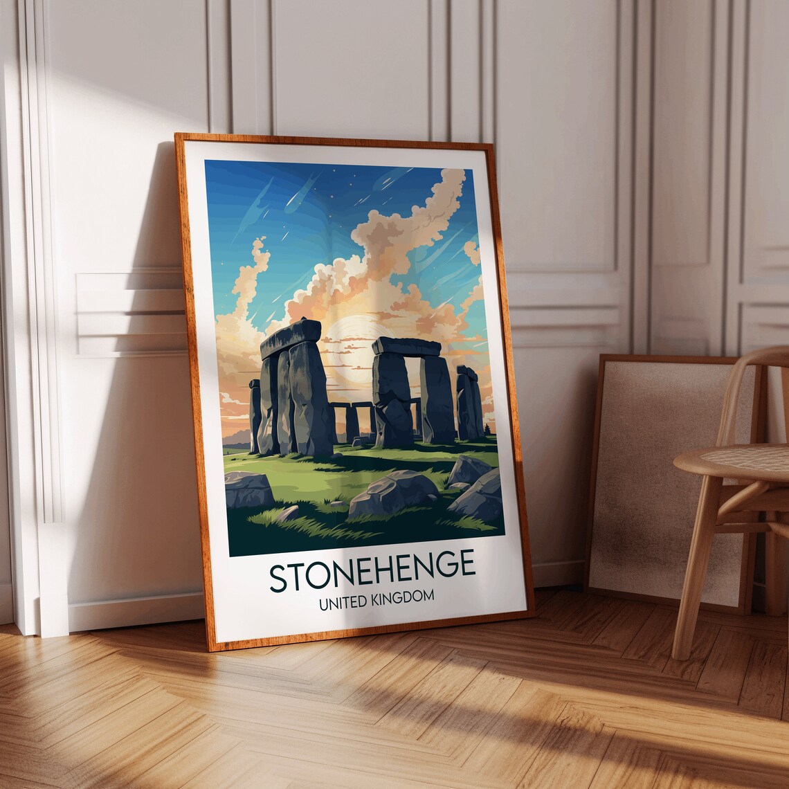 Stonehenge Travel Poster, United Kingdom - Image 3