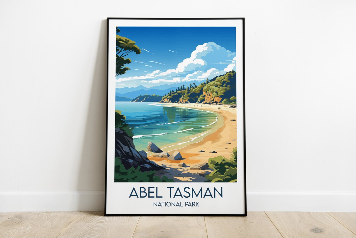 Abel Tasman National Park Birthday Gift Poster