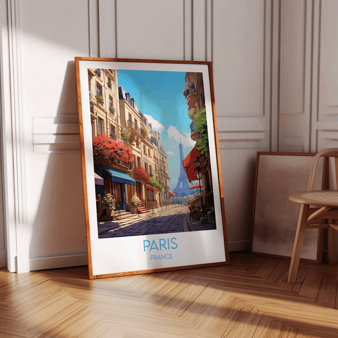 Paris Travel Poster, Custom Personalised Gift - Image 2