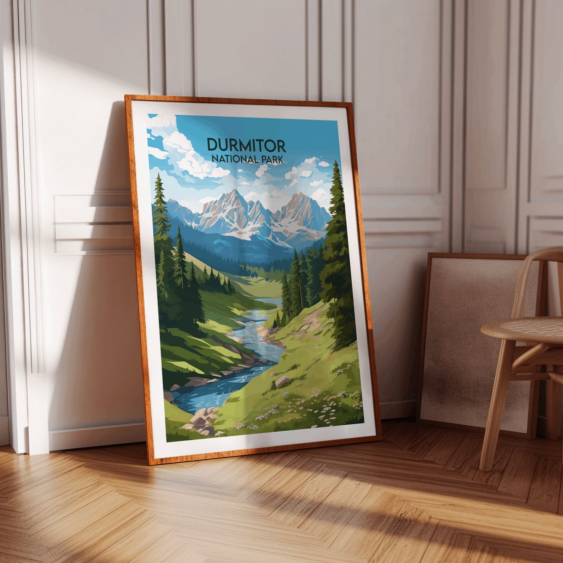Durmitor National Park Montenegro Alpine Stream Peaks Poster - Image 2