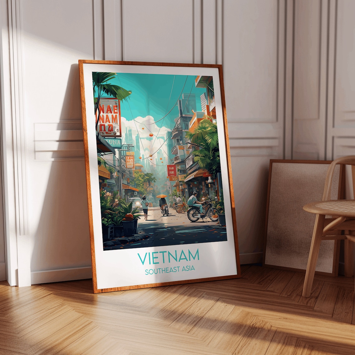 Vietnam Travel Print, Southeast Asia Travel Poster - Image 3