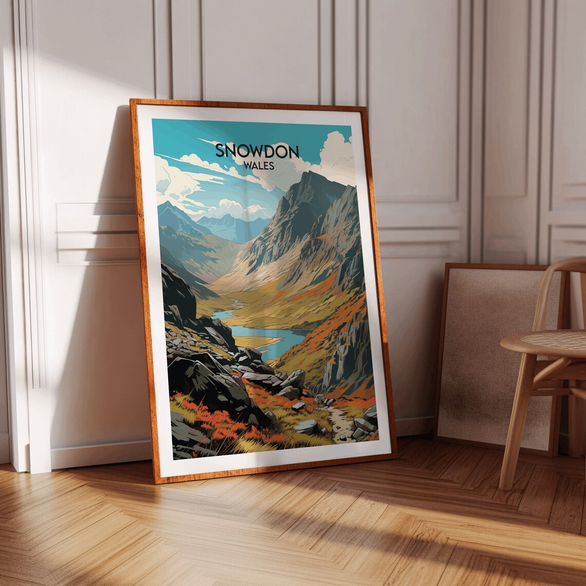 Mount Snowdon Travel Print, Wales Poster - Image 4