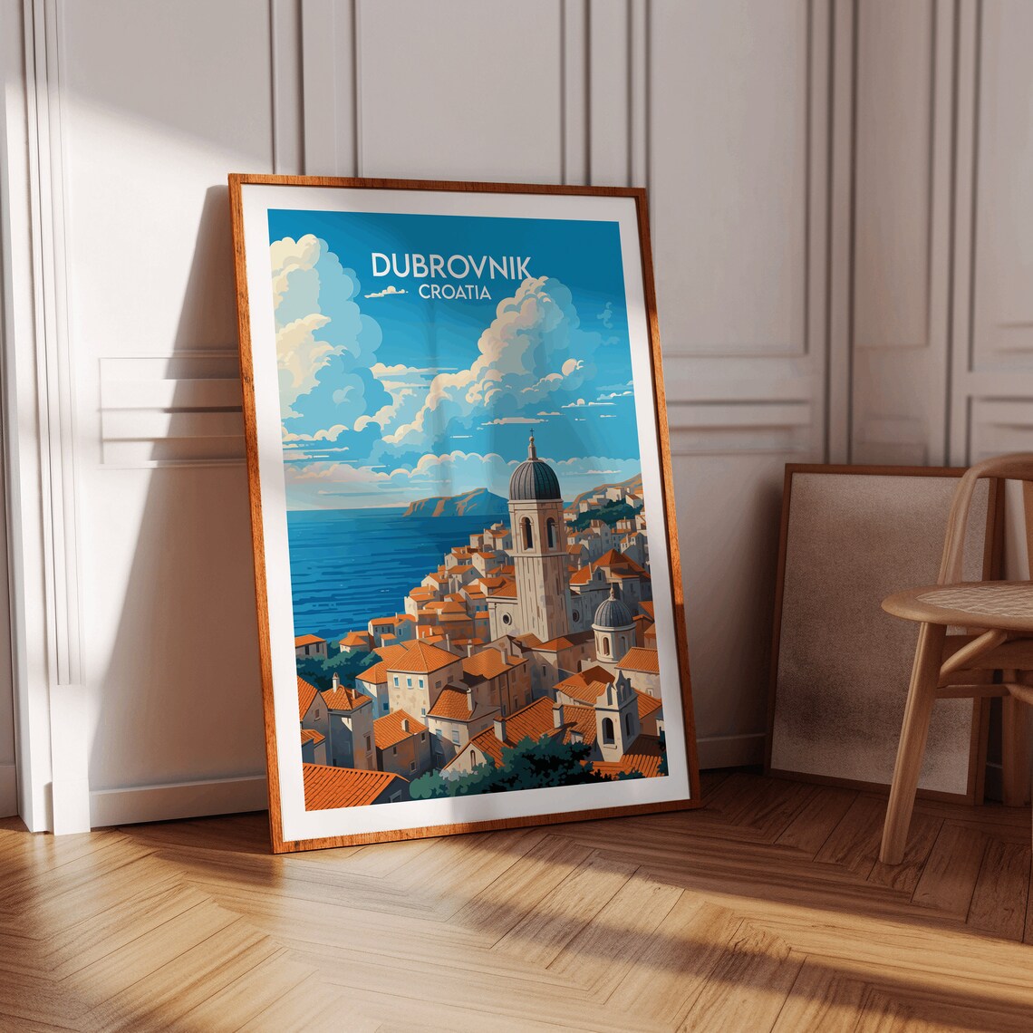 Dubrovnik Travel Poster, Croatia Place Print - Image 3