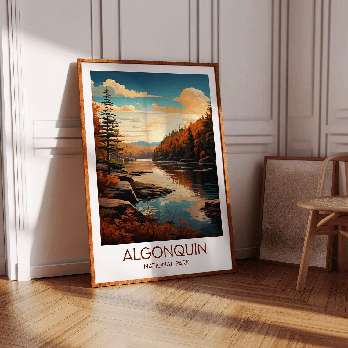 Algonquin National Park Travel Poster, Canada - Image 3