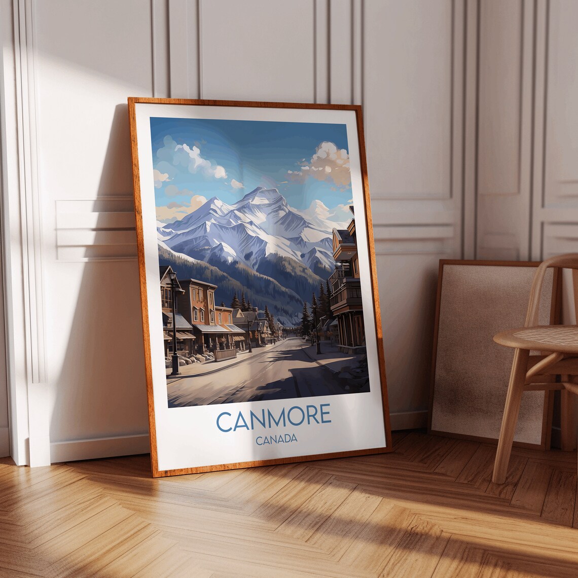 Canmore Travel Print, Canada Poster for Weddings - Image 3