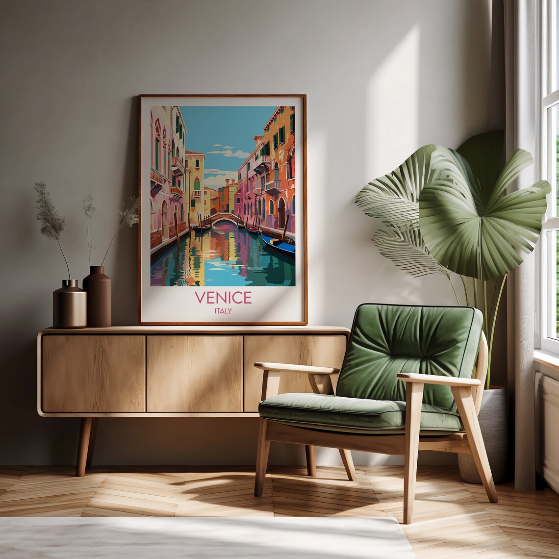 Venice Custom Personalised Gift Travel Poster - Image 3