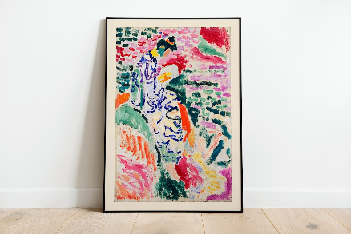 Henri Matisse La Japonaise Woman in Kimono Fauvist Painting Poster