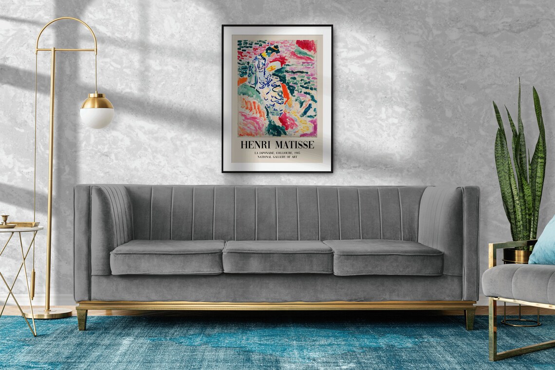 Henri Matisse La Japonaise Collioure 1905 Fauvist Art Poster - Image 4