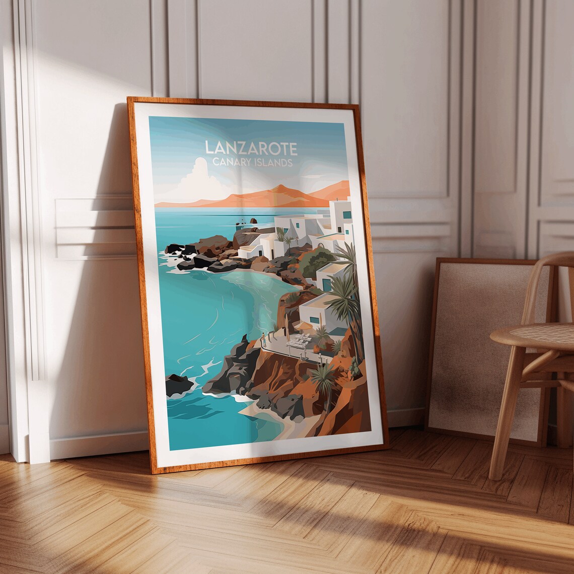 Lanzarote Travel Print, Canary Islands Travel Poster - Image 2