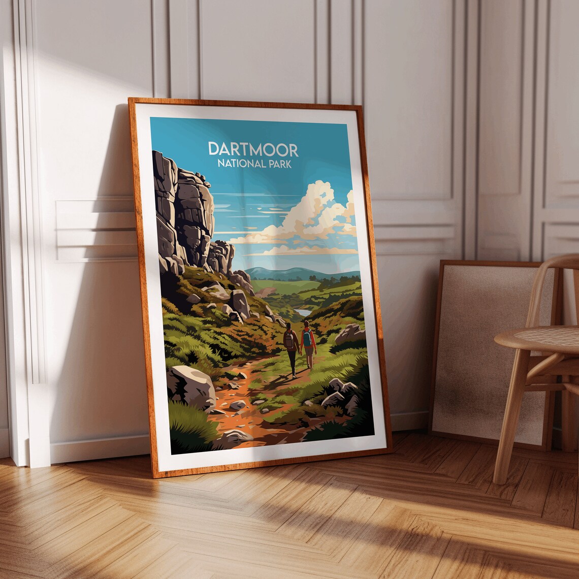 Dartmoor National Park Travel Poster, England UK - Image 2