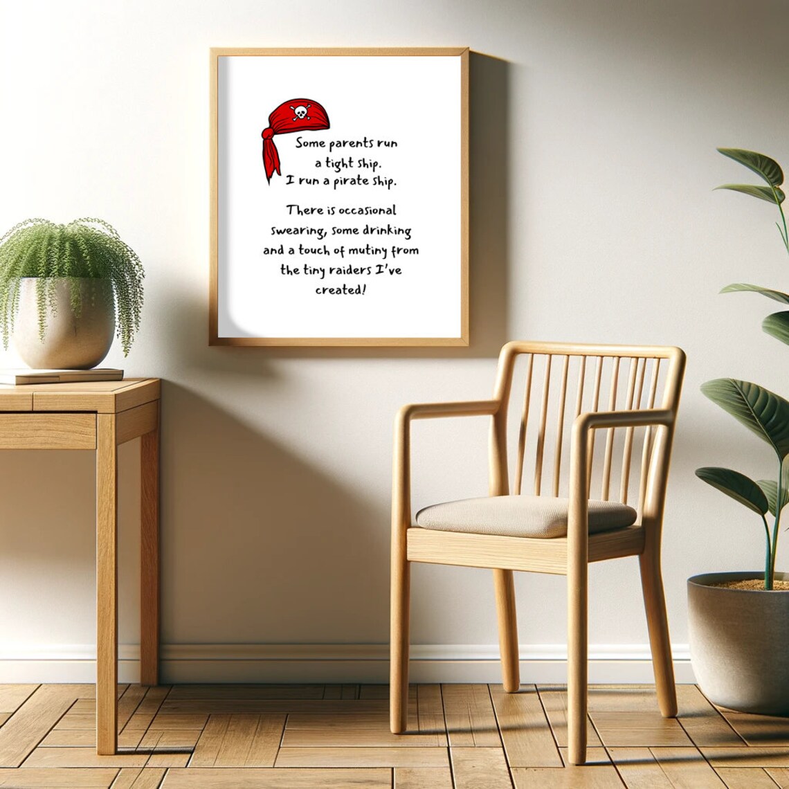 Pirate Ship Retro Funny Saying Art Print - Image 2