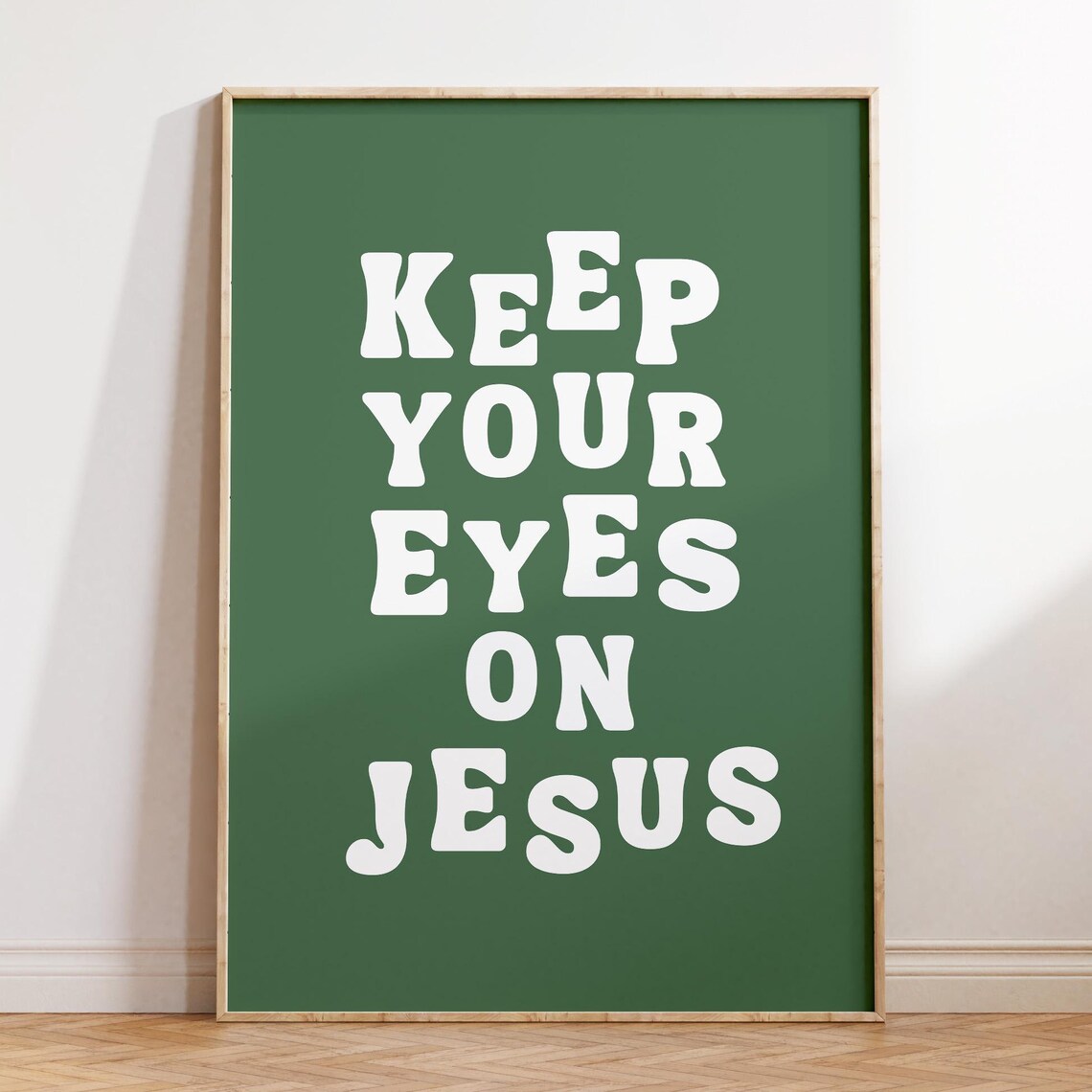 Keep Your Eyes on Jesus, Christian Wall Art Print - Image 5
