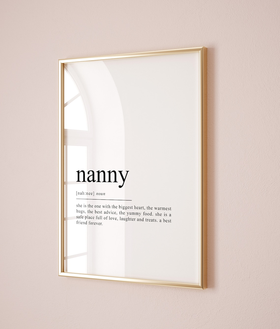 Nanny Definition Dictionary Art Print, Gift for Nanny - Image 2