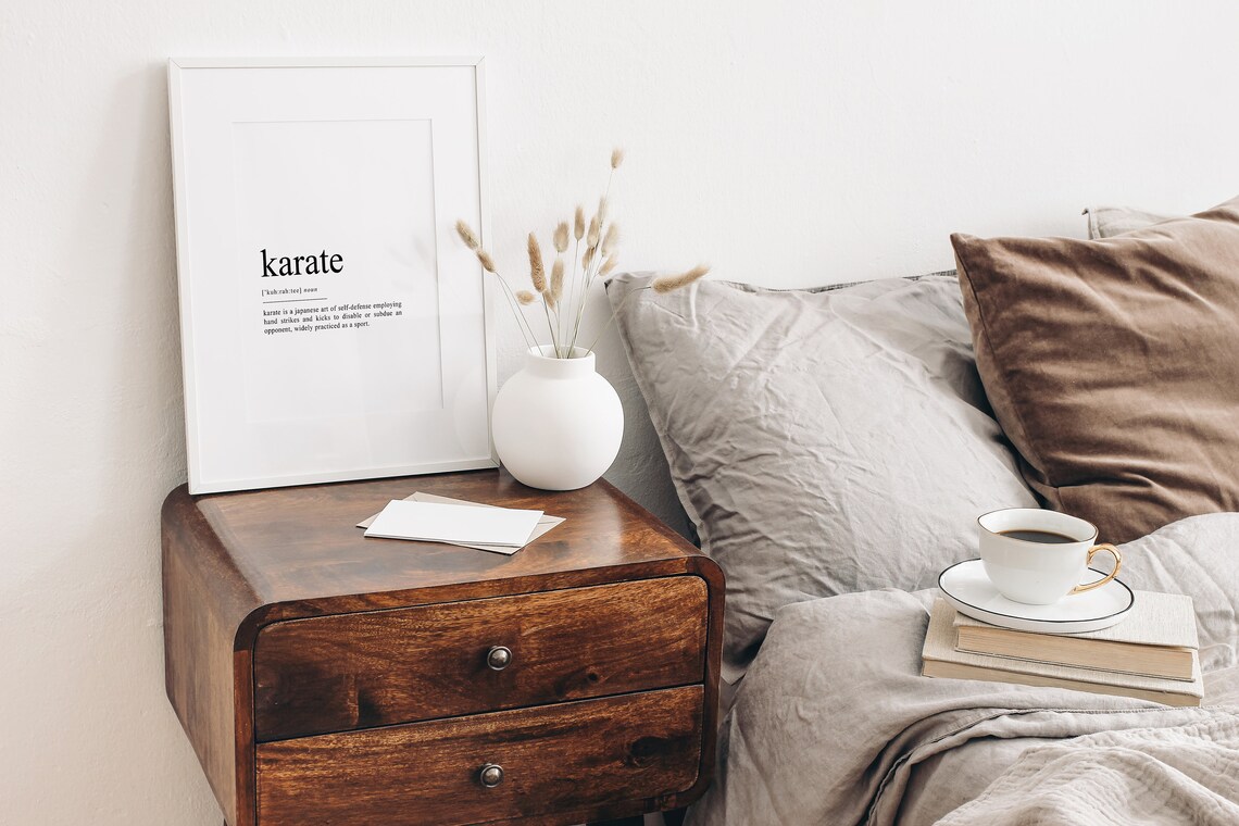 Karate Definition Poster, Martial Arts Teen Room Decor - Image 2