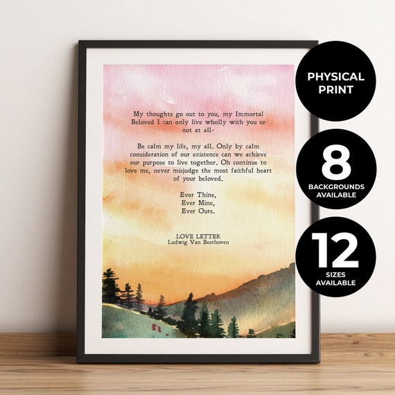 Ever Thine Ever Mine Ever Ours, Minimalist Love Art Print